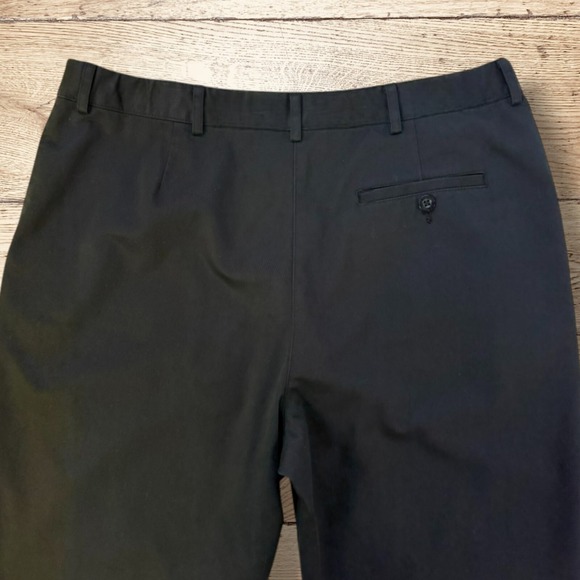 L.L. BEAN Womens Classic Fit Chino‎ Pants - Size 16 Petite - Black - Picture 3 of 7